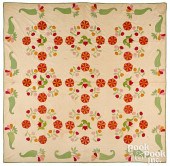APPLIQUé EAGLE IN WREATH QUILT