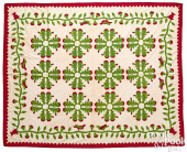 APPLIQUé FLORAL QUILT TOP, 19T