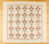 APPLIQUé PENNSYLVANIA TULIP QU