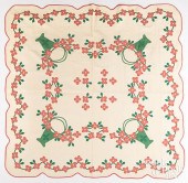 APPLIQUé POTTED FLOWER QUILT,
