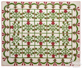 APPLIQUé POTTED TULIP QUILT, 1
