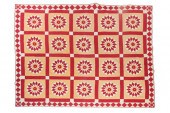 APPLIQUE QUILT.  American  3rd