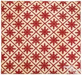 APPLIQUé QUILT, EARLY 20TH C.A