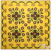 APPLIQUé ROSE OF SHARON QUILT,