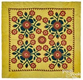APPLIQUé WHIG ROSE QUILT, EARL