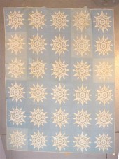 Appliqued quilt    made by emm