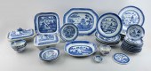 APPROX. 36 CHINESE EXPORT BLUE