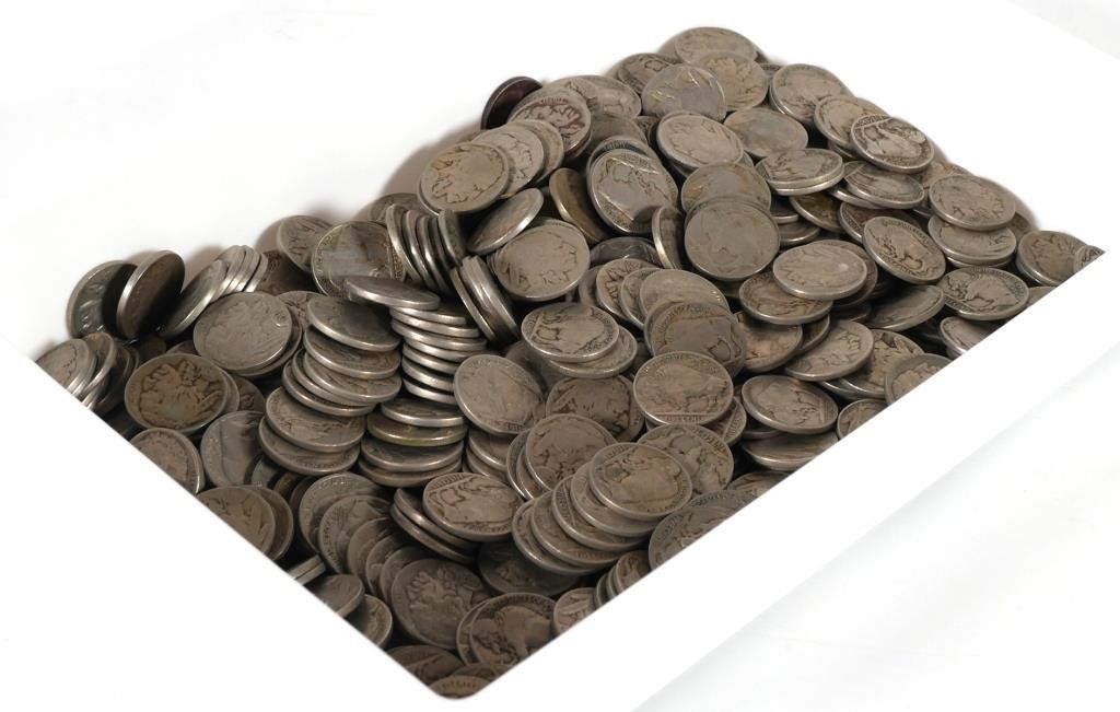 APPROX. (500) BUFFALO NICKELSLot of