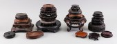 APPROX. FIFTEEN CHINESE WOOD A