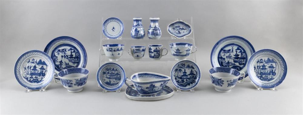 APPROX. FIFTY-FOUR PIECES OF BLUE