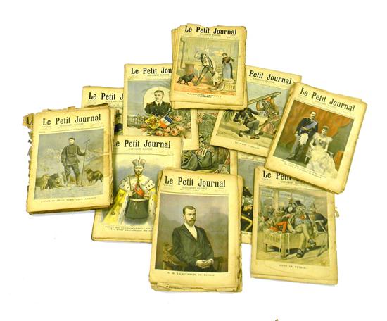 Approximately 100 issues of