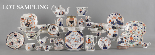 Approximately 114 pieces of Gaudy