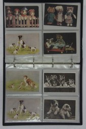 Approximately 135 postcards ci