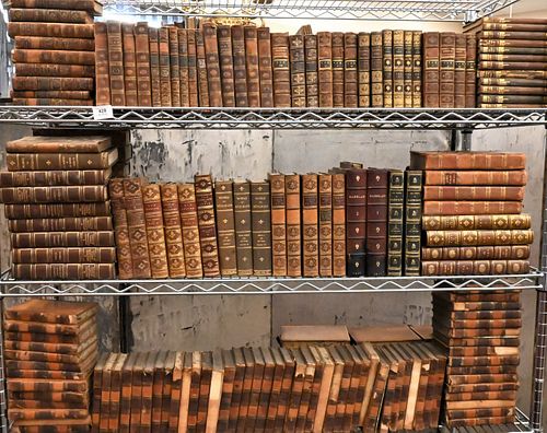 APPROXIMATELY 150 LEATHER BOUND