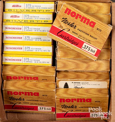 APPROXIMATELY 340 ROUNDS .375 H & H