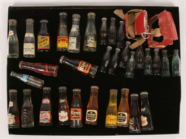 Approximately thirty soft drink