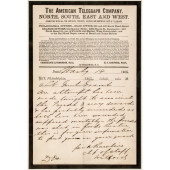 APRIL 14, 1865 ORIGINAL TELEGR
