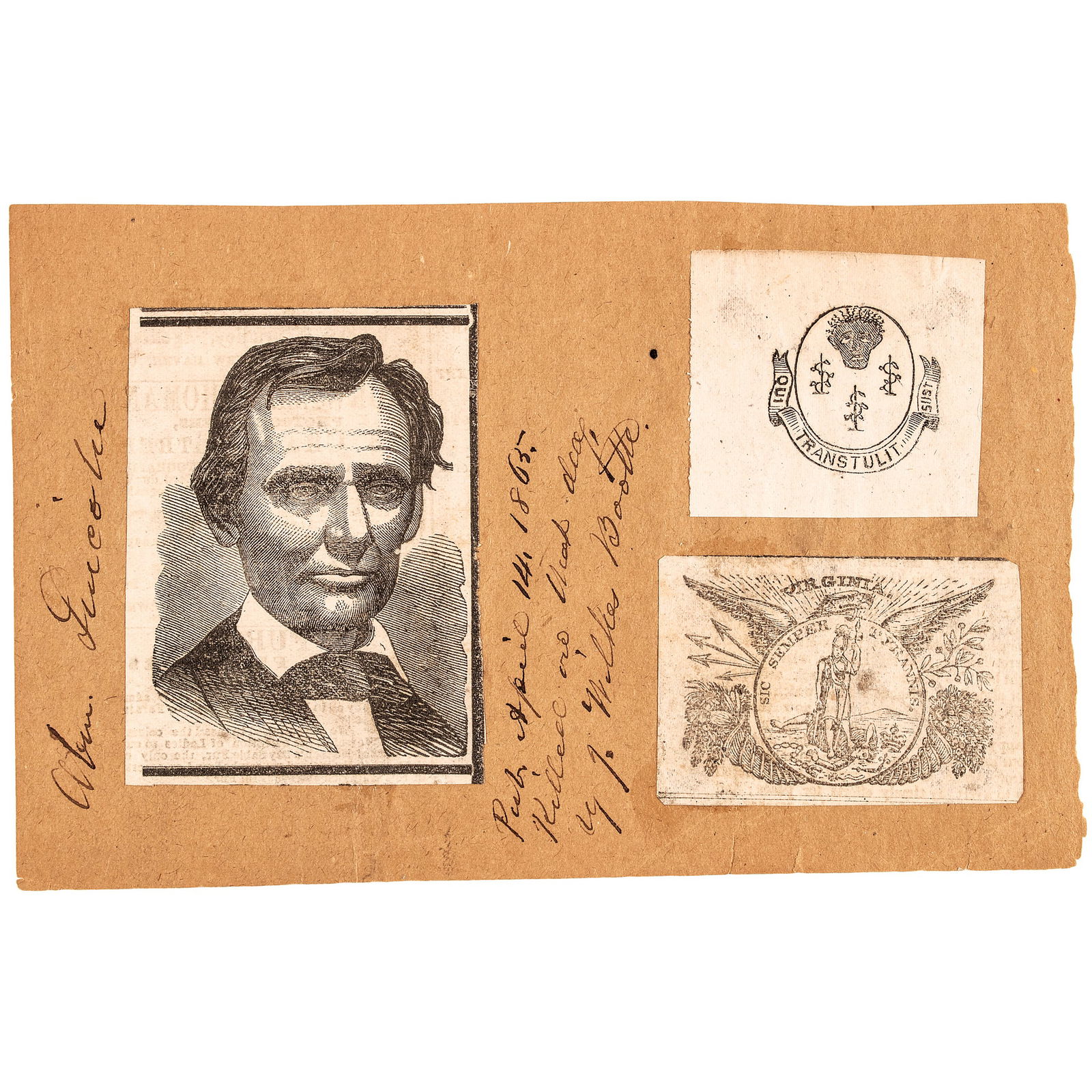 APRIL 14, 1865 WOODCUTS, ABRAHAM