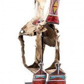 Apsáalooke [Crow] Beaded Rawhi