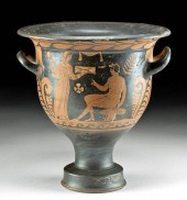 APULIAN RED-FIGURE BELL KRATER