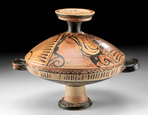 APULIAN RED-FIGURE LIDDED LEKANIS