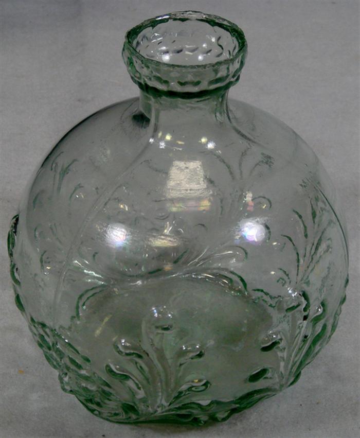 Aqua 3 mold blown bottle with