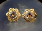 AQUAMARINE AND EIGHTEEN KARAT