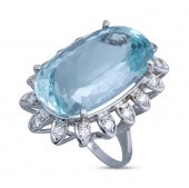 AQUAMARINE (BERYL), DIAMOND AN