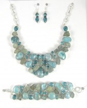 AQUAMARINE, BLUE TOPAZ AND LAR