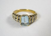 AQUAMARINE, DIAMOND AND FOURTE