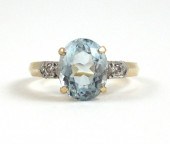 AQUAMARINE, DIAMOND AND FOURTE