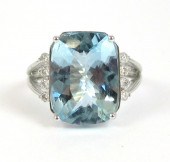 AQUAMARINE, DIAMOND AND FOURTE