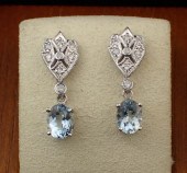 AQUAMARINE, DIAMOND AND WHITE