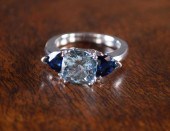 AQUAMARINE, SAPPHIRE AND FOURT