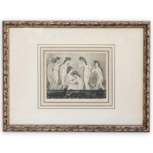 AQUATINT ETCHING BY ARTHUR B.