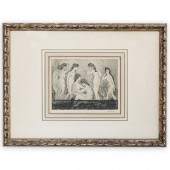 AQUATINT ETCHING BY ARTHUR B.