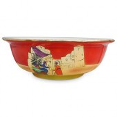 ARABESQUE ENAMELED PUNCH BOWLD