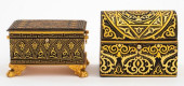 ARABIC GILT METAL CHEST FORM J