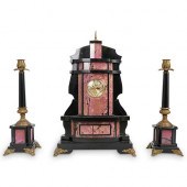 ARAM MARBLE AND STONE CLOCK GA