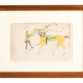 Arapaho Drawing from the Edwar