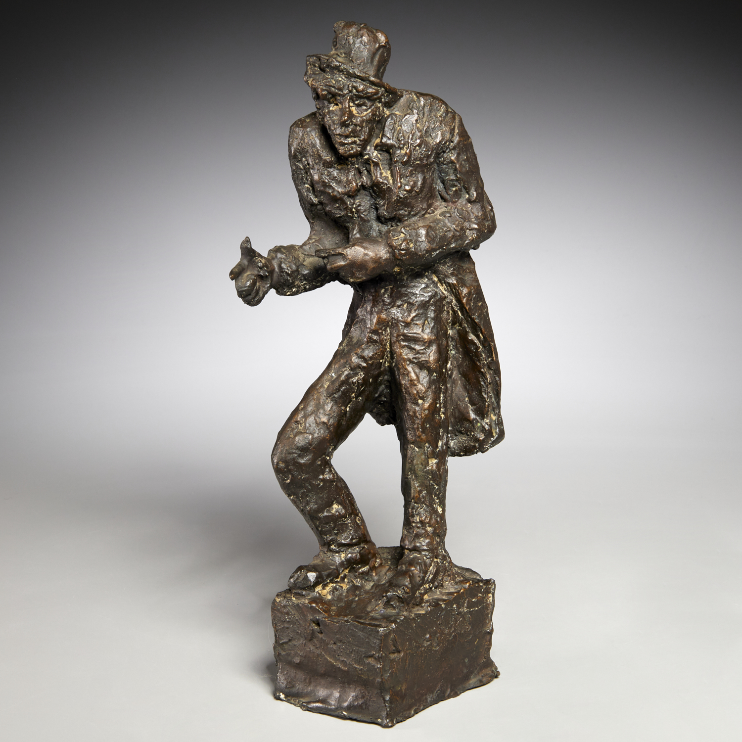 ARBIT BLATAS, PATINATED BRONZE