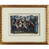 ARBIT BLATAS, SIGNED LITHOGRAP