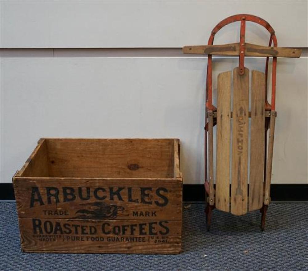 ARBUCKLES STENCIL DECORATED PINE