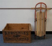 ARBUCKLES STENCIL DECORATED PI