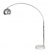 ARC FLOOR LAMPon marble base;