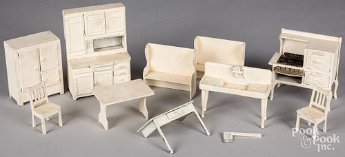 ARCADE CAST IRON DOLLHOUSE
