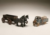 Arcade cast iron horse drawn t