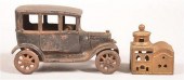 ARCADE FORD MODEL T CAR AND BU