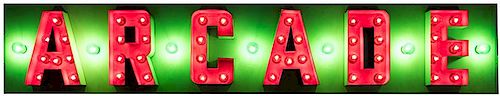 ARCADE LIGHT UP ENTRANCE SIGN