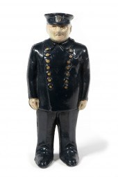 ARCADE POLICEMAN IRON STILL BA